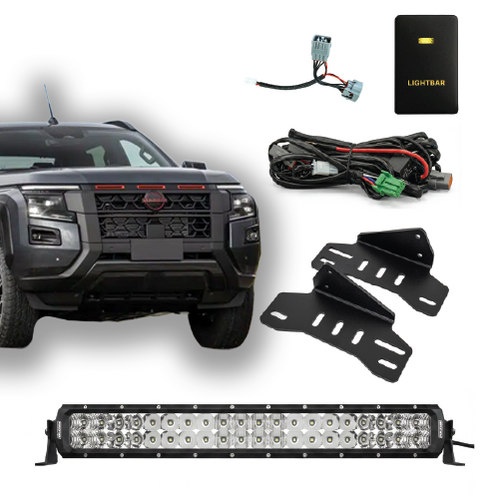 Nissan Navara D27 Behind-Grille Light Bar Kit