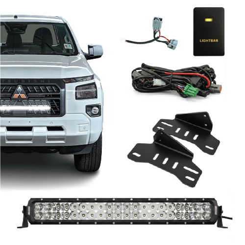 Mitsubishi MV Triton Behind-Grille Light Bar Kit