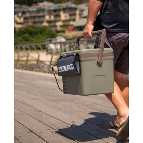 MyCoolman 19.3L MyCoolman Rec Fridge/Freezer  Green/Brown