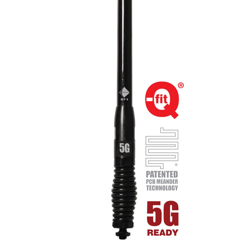 CDQ8197-B RFI 5G LTE 7.5dBi Collinear Antenna (698-3800 MHz); 5m SMA(M) - Black
