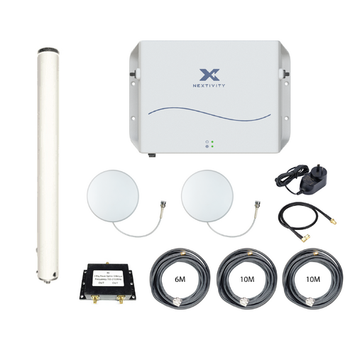 CEL-FI GO G51 Stationary 4G/5G Tri-Carrier Switchable Signal Booster Muti Level Omni High Gain Building Pack