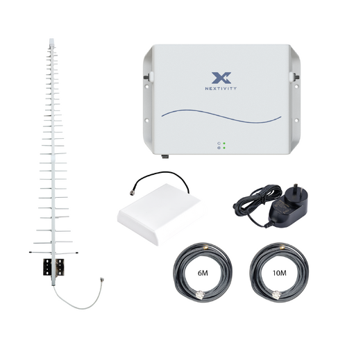 CEL-FI GO G51 Stationary 4G/5G Tri-Carrier Switchable Signal Booster LPDA Building Pack - Xtreme Antennas