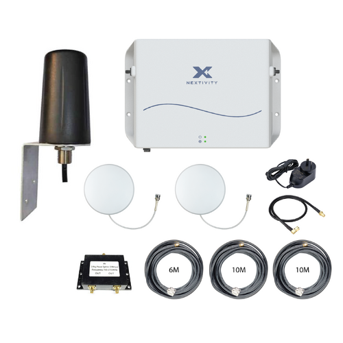 CEL-FI GO G51 Stationary 4G/5G Tri-Carrier Switchable Signal Booster Mutli Level Xtreme M2M Omni Building Pack