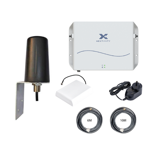 CEL-FI GO G51 Stationary 4G/5G Tri-Carrier Switchable Signal Booster Xtreme M2M Omni Building Pack