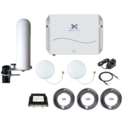 CEL-FI GO G51 Stationary 4G/5G Tri-Carrier Switchable Signal Booster Muti Level Omni High Gain Building Pack