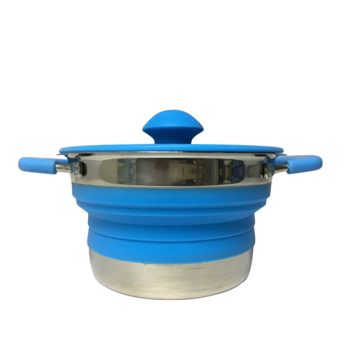 Supex Collapsible Saucepan | Blue | 1L