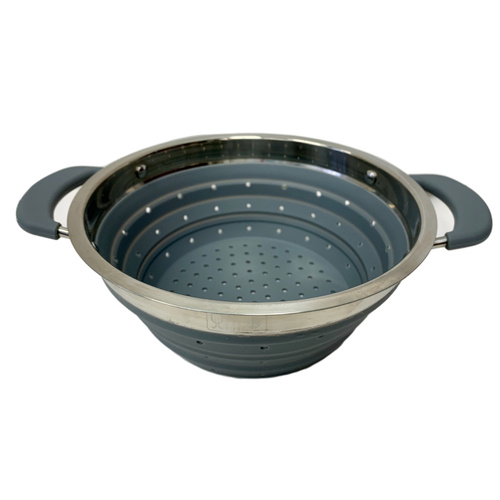 Supex Double Handle Collapsible Colander | Grey