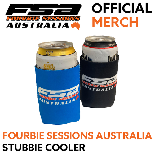 Fourbie Sessions Australia Stubbie Cooler