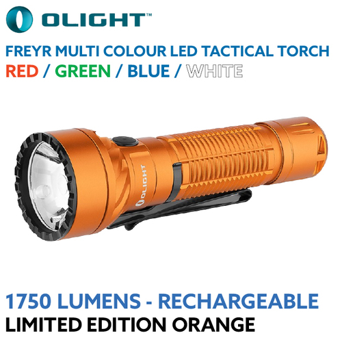 Olight Freyr Orange Limited Edition 1750 lumens tactical LED Torch