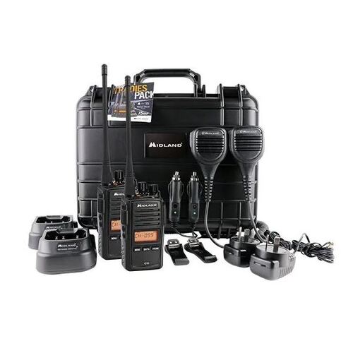 G18-2TP - 5 WATT IP67 Waterproof Hybrid UHF-CB – 80CH – Tradies Pack