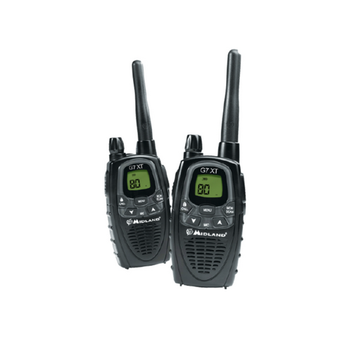 G7XT - Midland 3 WATT UHF-CB Handheld Twin Pack