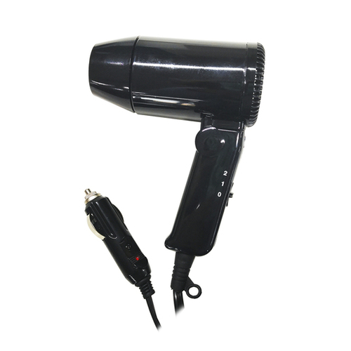 12V Hair Dryer With 2 Speed & Head Settings