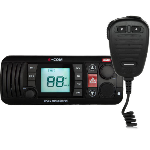 GME GX400B 27MHz Fixed Mount Marine Radio - Black