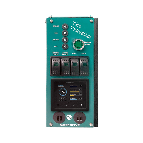 Enerdrive Traveller System LEFT 40AC 40DC inc SIMARINE