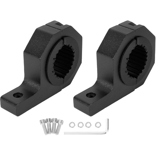 40 - 45mm (1.7") Aluminium Bull bar Mounting Brackets