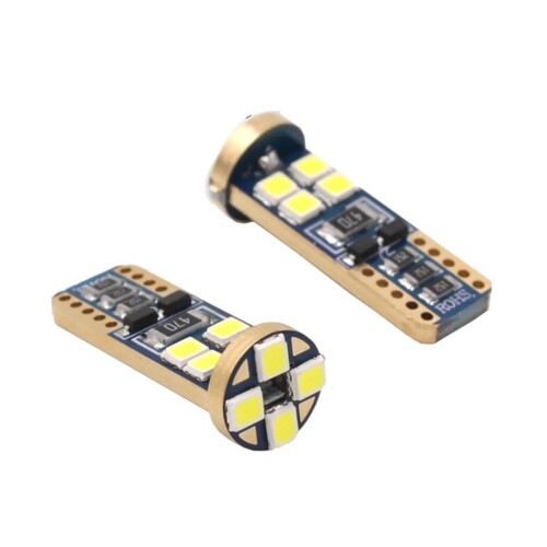 T10 / T15 (W5W W16W) Wedge Interior / Exterior LED Bulb (2PCS)
