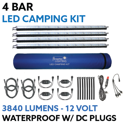 4 Bar LED Camping Kit