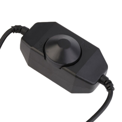 Rotary Dimmer On / Off Switch with Waterproof Plugs for LED Strip Lights