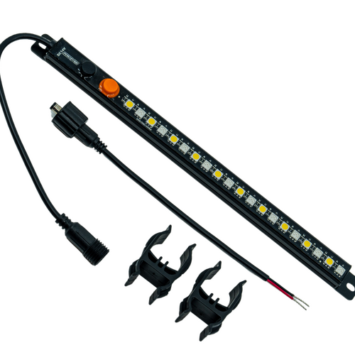 25cm Dual Colour Dimmable Magnetic LED Strip White / Orange IP68 Waterproof