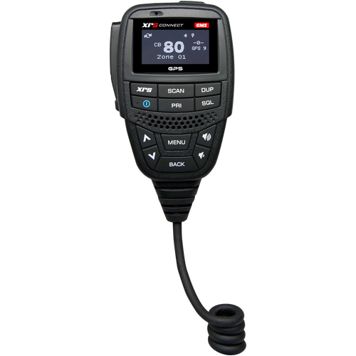 GME MC668B-IP Professional Grade IP67 OLED Speaker Microphone with GPS