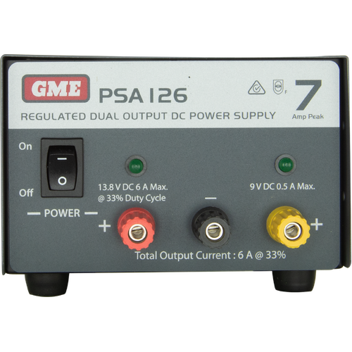GME PSA126 Regulated Power Supply (7 Amp Peak)
