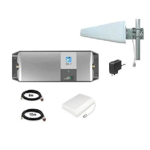 Cel-Fi GO Telstra Mobile Phone Signal Repeater Booster Building Pack w/ Wideband LPDA 698-2700 8/9dBi Antenna