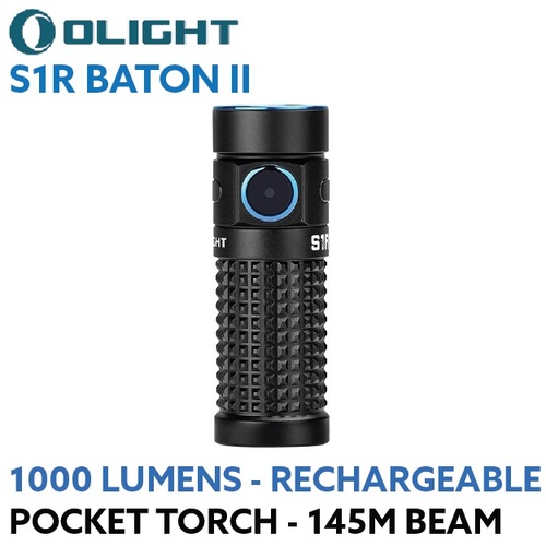 OLIGHT S1R Baton II rechargeable 1000 lumen LED pocket torch