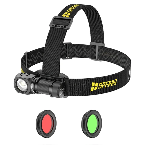 SH16 Tactical Right-Angle Headlamp | 1650lm 355m Throw