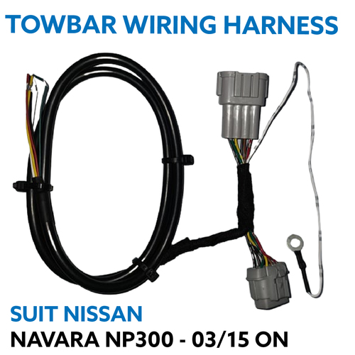 Nissan Navara NP300 D23 Plug & Play Towbar Trailer Wiring Harness 01/2014 On