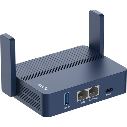 CUDY TR3000 AX3000 2.5G Wi-Fi 6 Mini VPN Router with USB