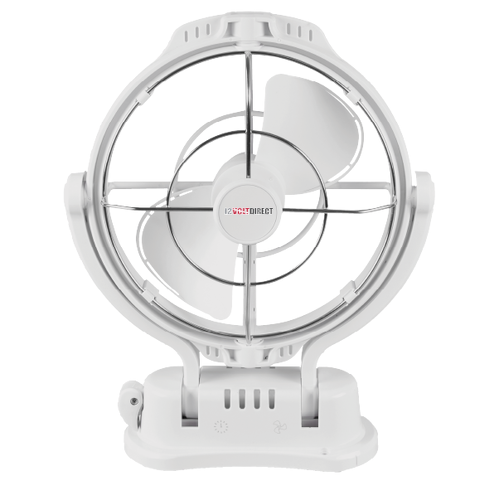 Breeze Pro 7" 360° Multi-Directional Gimbal Caravan & RV Fan Black