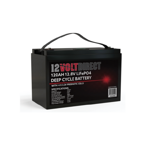 120Ah 12.8V Lithium LiFePO4 Deep Cycle Battery