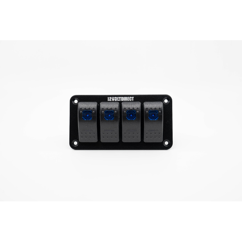 Quad Switch Panel - Blue