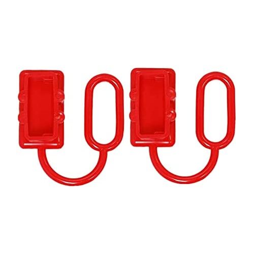2pcs Anderson Rubber Dust Cover - Red