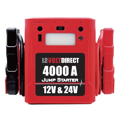 12 Volt Direct 12 / 24V 4000A Jump Starter 56000mAh