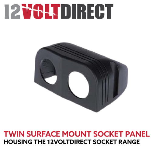 TWIN SURFACE MOUNT SOCKET PANEL