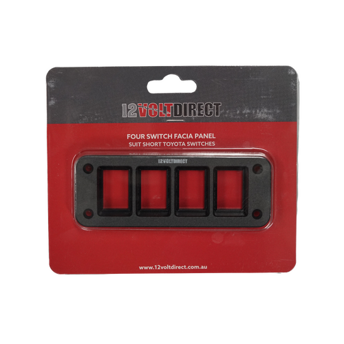 Switch Facia Panel for Short Toyota Switches - 4 Gang