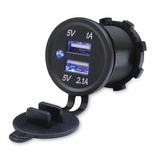 Twin USB Socket for Flush & Surface Mount