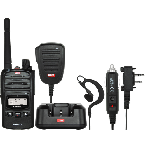 GME TX6160 5/1 Watt UHF CB Handheld Radio