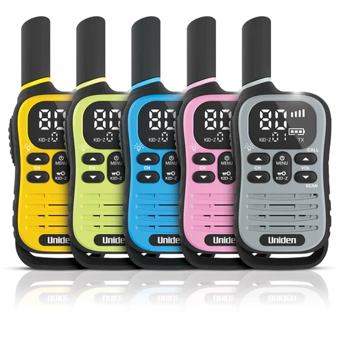 (5 Pack) UH45-5 Max - Walkie Talkie – 2-Way UHF Radio with Kid-Zone Plus