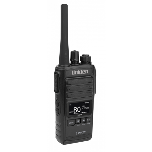 Uniden UH755 5 Watt UHF CB Splashproof Handheld Radio