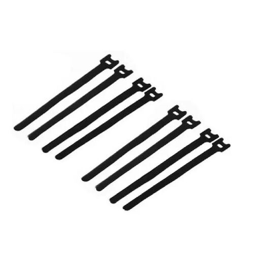 Velcro Hook and Loop Reuseable Cable Tie Strips for LED Strips (10 Strip Pack)