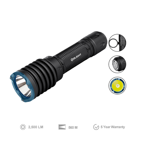 Olight Warrior X 3 dual- button magnetic remote tactical flashlight