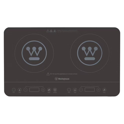 Westinghouse Induction Cooktop - Black, Double, 2400W