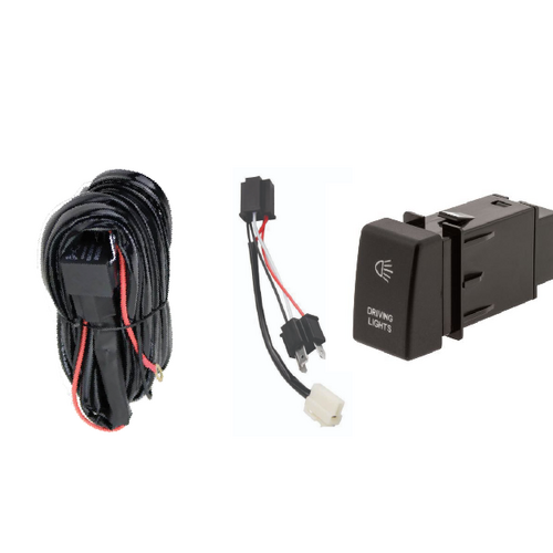 Isuzu D-Max & MU-X (Pre Aug 2020)  (SX / Non-LED Models) Plug & Play Driving Light / Lightbar Wiring Harness Kit DMAX MUX