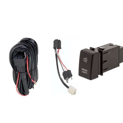 Isuzu D-Max & MU-X (SX / Non-LED Models) Plug & Play Driving Light / Lightbar Wiring Harness Kit DMAX MUX