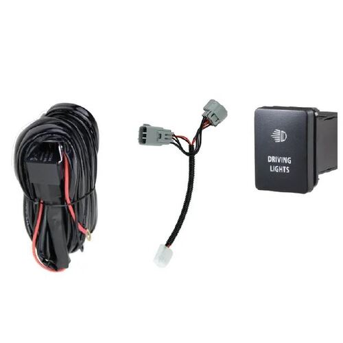Toyota Fortuner Crusade (Pre2020 Facelift model) (LED Headlight Models) Plug & Play Driving Light / Lightbar Wiring Harness