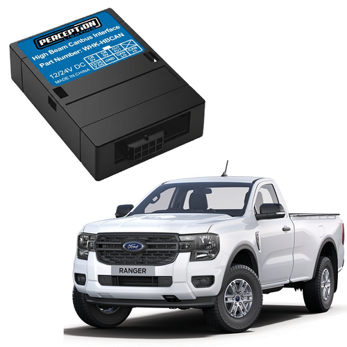 CAN-Bus High Beam Interface Module – 12V / 24V Smart Trigger for Driving Lights - Compatible With Ford Ranger NG