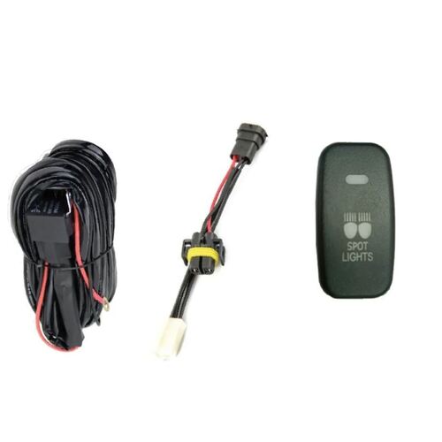 Mitsubishi Pajero 2006-2021 ( NS | NT | NW | NX ) Plug & Play Driving Lights Wiring Harness