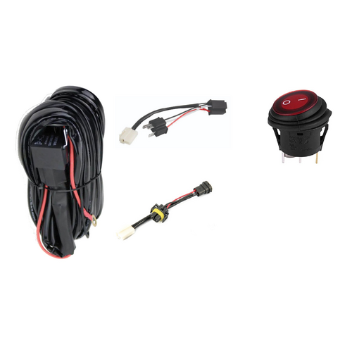 Universal Plug & Play Driving Light / Lightbar Wiring Harness 